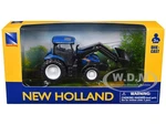 New Holland T6.175 Tractor W/loader Blue Diecast Model By Ray 32123. Fixed Price $10.49.