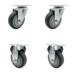 FG27275 FG25656 Rubbermaid Cube Utility Truck Quiet Replacement Caster Set Scc. Fixed Price $89.36.