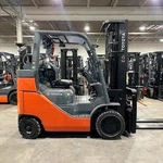 2020 Toyota 8FGC35U-BCS 8000LB Used Forklift Triple Mast Sideshift 2137 Hours. Fixed Price $23950.00.
