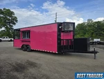 2026 Empire Cargo Trailer 8X24 Enclosed Concession Porch Bbq W Bath. Fixed Price $37995.00.