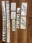 Fits Landoll 930C Decal Kit Traveling Axle Trailer - 7 Year Outdoor 3M Vinyl!. Fixed Price $125.00.