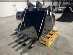 Jcb JS330XD 60" Excavator Toothed Digging Bucket Attachment Bidadoo -new. Fixed Price $5500.00.