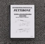 Pettibone 10056 Forklift Truck Telehandler Owner Operator User Manual. Fixed Price $118.82.