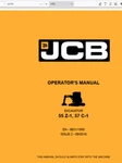 Jcb 55 Z-1, 57 C-1 Excavator Operators Manual 9831-1950 Usb. Fixed Price $34.99.