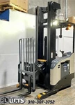 Crown RR5220-45 Standup Electric Reach Truck Forklifts 240" Mast Low Hours. Fixed Price $17950.00.