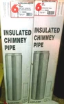Two Selkirk 6"X36" (206036) Suretemp Insulated Stainless Steel Pipe 4 High Hea. Fixed Price $300.00.
