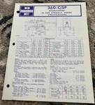 Bucyrus Erie 360-C/SP Hydrocrane Hydraulic Specification Brochure AMIL25. Fixed Price $19.99.