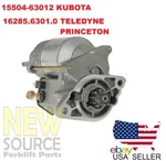 16285-63010 Teledyne Princeton Piggy Back Forklift Starter Motor MP025. Fixed Price $92.00.