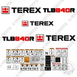 Fits Terex Decal Kit Backhoe Loader Sticker Set W/ Safety. Fixed Price $164.95.