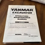 Yanmar SV08-1 Excavator Owner Operator Maintenance Manual. Fixed Price $50.00.