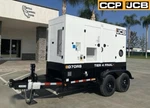 2022 Jcb G70RS Tier 4 Final Generator, 56KW, No Dpf, Dual Axle Trailer. Fixed Price $58500.00.