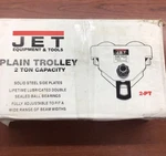 Jet 2-PT Ton Plain Trolley Fits 3-1/4 In. 8 Wide Beams No. 252020. Fixed Price $349.20.