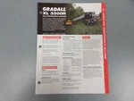 Gradall Xl 3300R Excavator 4 Page Brochure. Fixed Price $20.00.