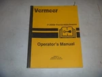 Vermeer V-3550A Tractor Trencher Owner Operator Maintenance Manual. Fixed Price $111.38.