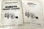 Kubota Front Loader Operator Manual & Assembly Instructions LA1065. Fixed Price $38.99.
