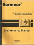 Factory Maintenance Manual For Vermeer D50X100A Horizontal Directional Drill. Fixed Price $30.00.