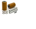 Toyota 7HBE30 Electric Pallet Jack Load Kit (wheels, Axles, Hardware). Fixed Price $114.00.