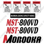 Fits Morooka MST-800VD Decal Kit Rubber Track Carrier 7 Year Outdoor 3M Vinyl!. Fixed Price $74.95.