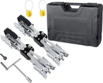 2 Pack X-shaped Rv Stabilizer Wheel Chock Dual Travel Trailer Camper Camping. Fixed Price $99.00.