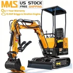 Pick Up Ton Mini Excavator 13.5HP Digger Briggs Eap Gas Engine. Fixed Price $3445.00.