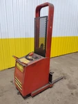 1,000 Lb Wesco Model #PCBFL-64-25 Electric Fork Lift: Stock #19638. Fixed Price $1995.00.