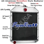 3 Row Radiator Fit Case Ih 480D 480LL 580D 580SD 584D 585D 586D, 1845S,D81055. Fixed Price $299.00.
