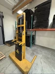 Big Joe Electric Walkie Stacker Forklift Straddle Truck - Used. Fixed Price $2399.00.