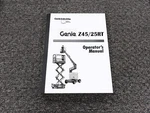 Genie Z45-25RT Articulated Boom Lift Owner Operator Manual User Guide. Fixed Price $113.58.